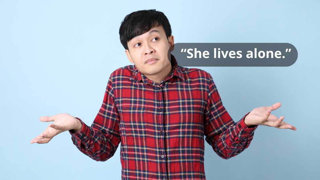 A man shrugging his shoulders