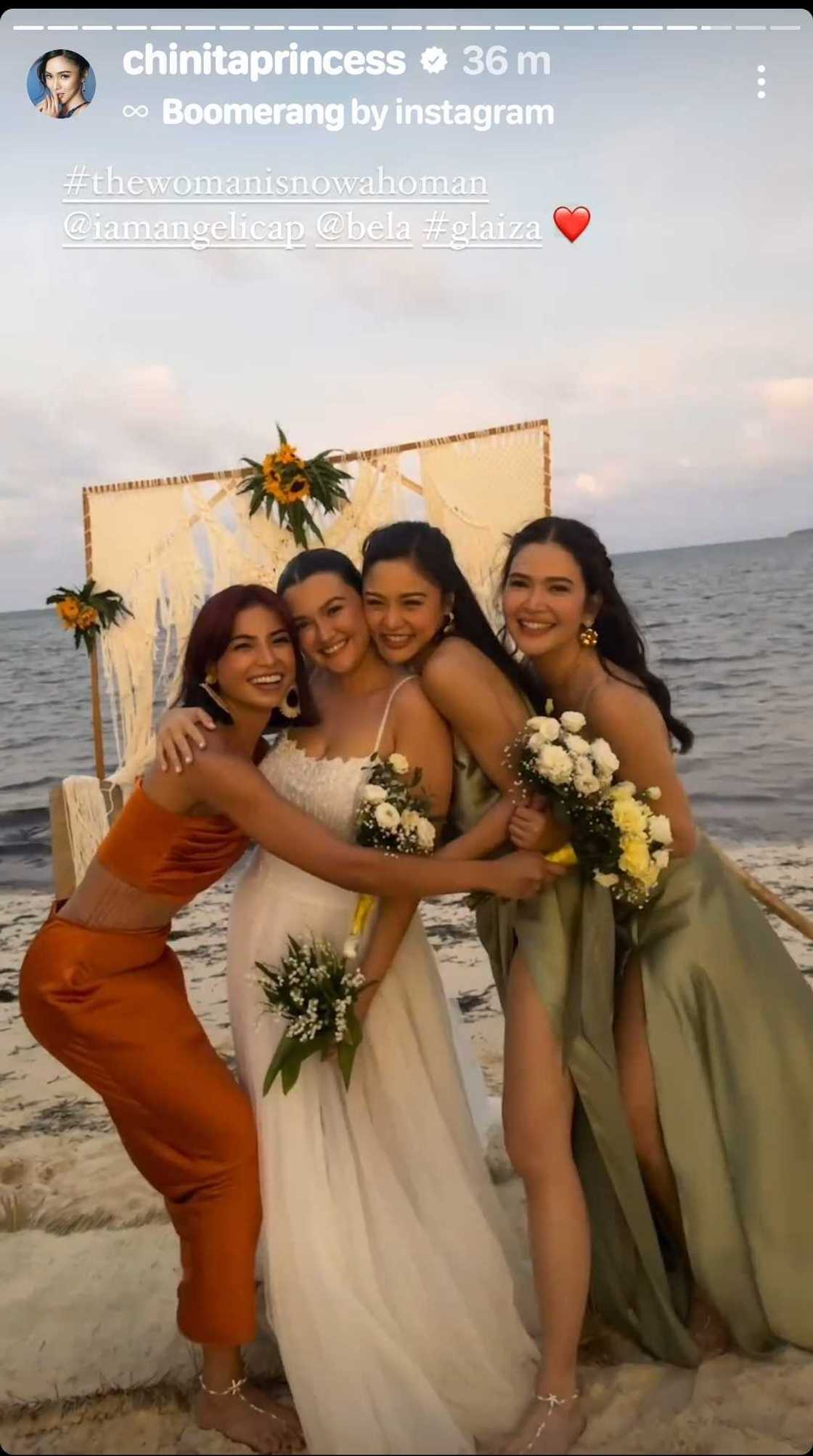 Kim Chiu shares video of Angelica Panganiban emotionally walking down the aisle