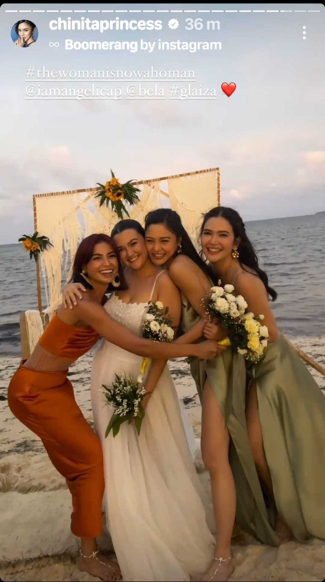 Kim Chiu shares video of Angelica Panganiban emotionally walking down the aisle Kim Chiu shares video of Angelica Panganiban emotionally walking down the aisle