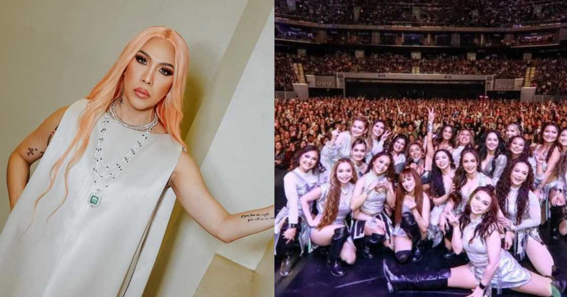 Vice Ganda/@praybeytbenjamin with Sexbomb Girls photo from Rochelle Pangilinan/@rochellepangilinan