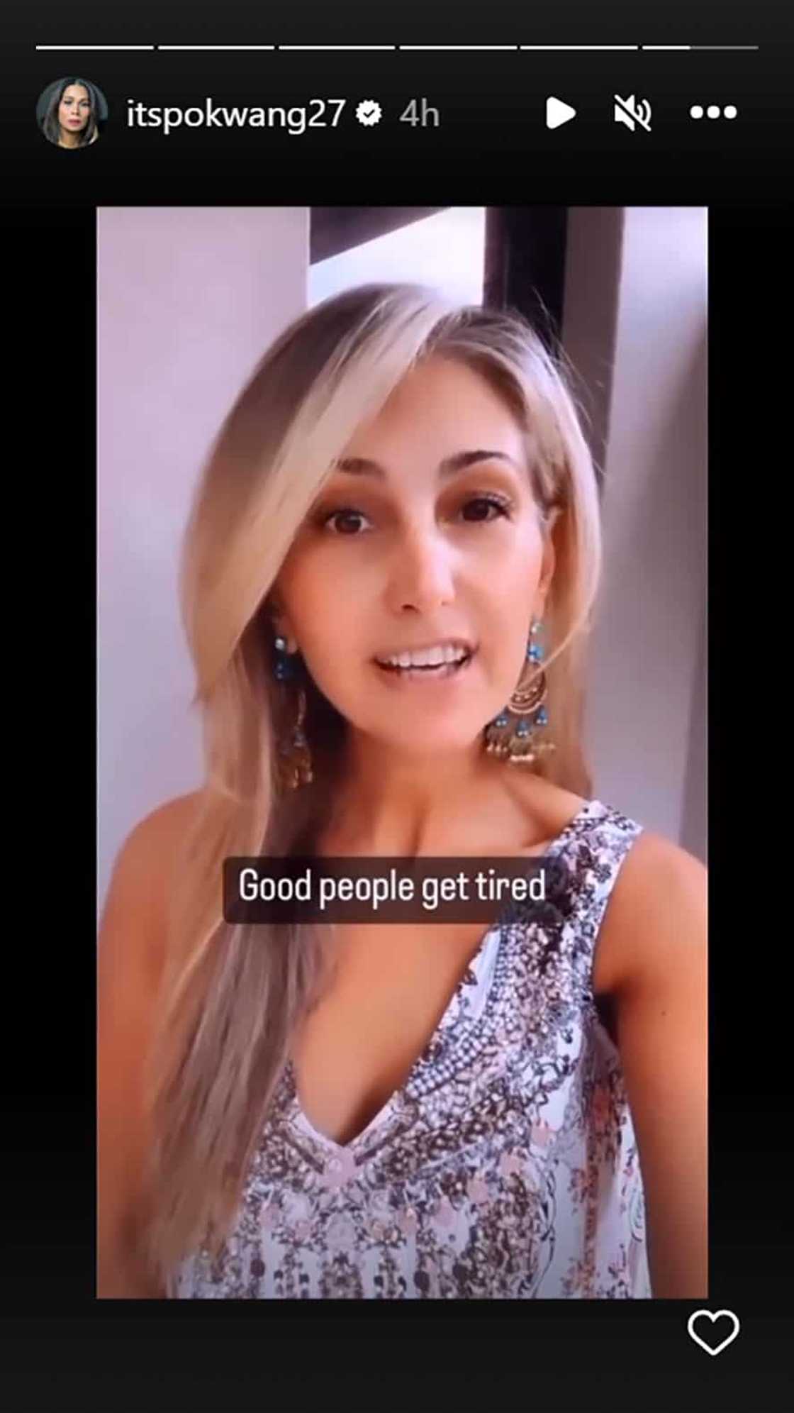 Pokwang, nag-post ng bagong hugot tungkol sa mga mabubuting tao na napapagod din Pokwang, nag-post ng bagong hugot tungkol sa mga mabubuting tao na napapagod din
