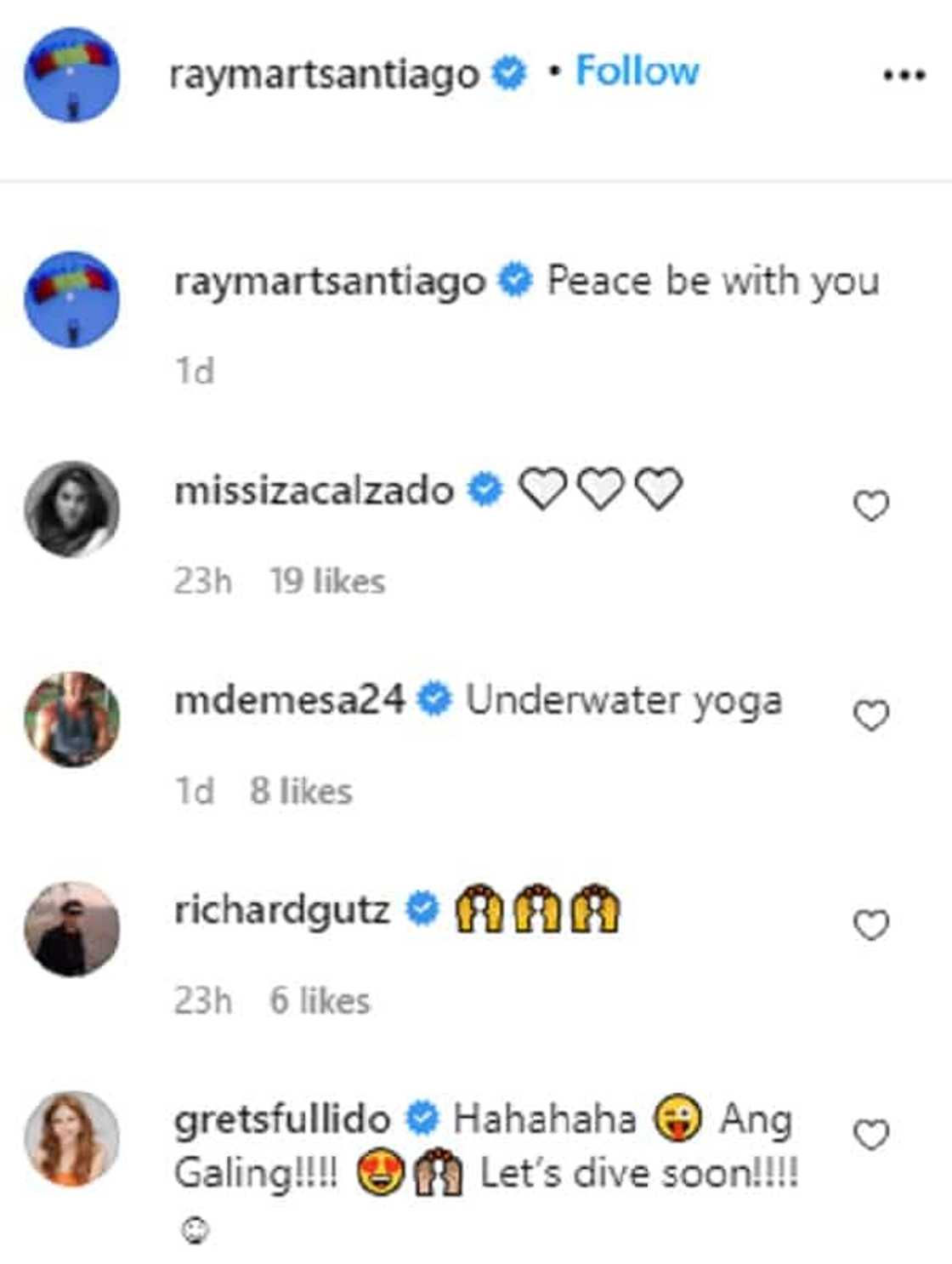 Raymart Santiago posts about peace after getting bashed by Claudine Barretto