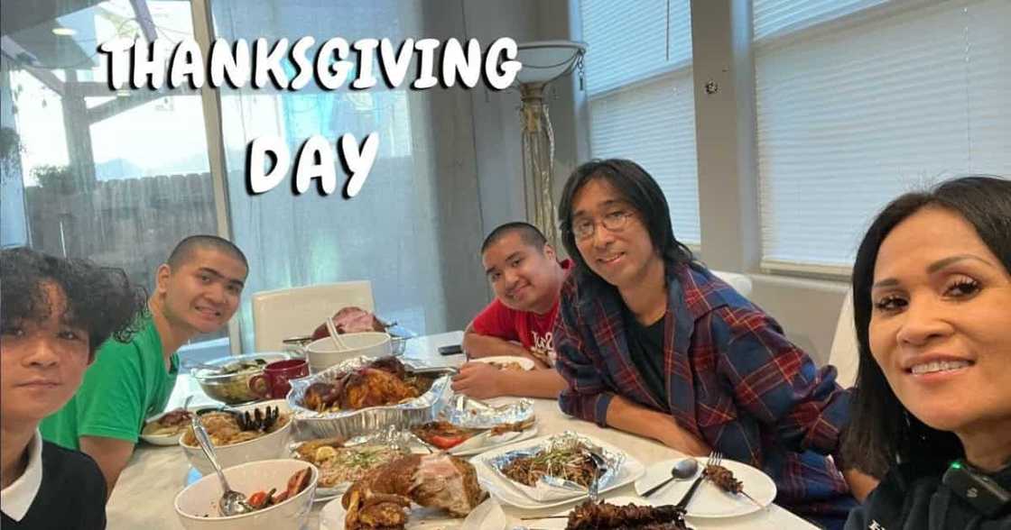 Miss Grace, masayang binahagi ang Thanksgiving dinner kasama ang apat na anak