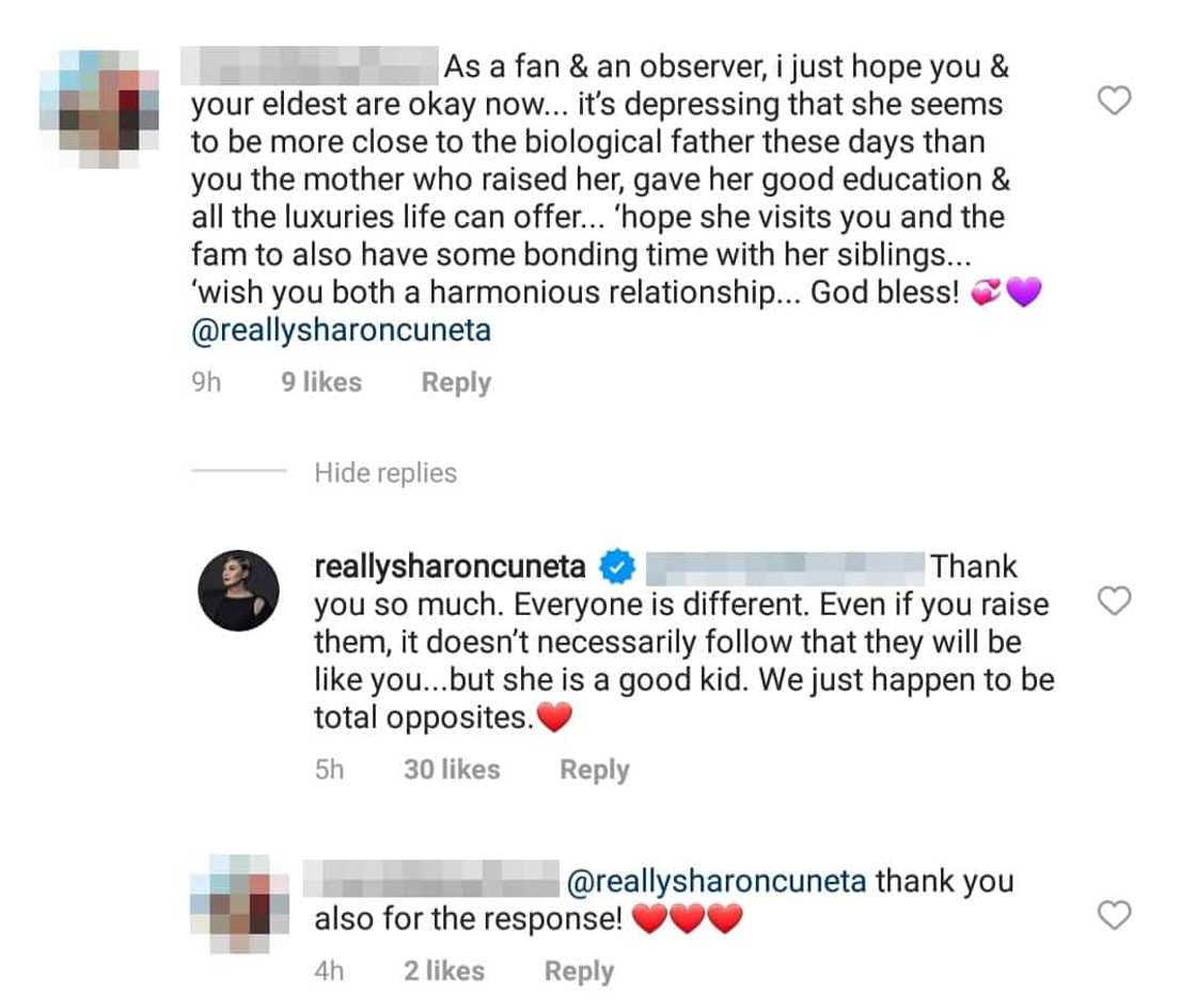 Sharon Cuneta, inaming "total opposites" sila ni KC Concepcion Sharon Cuneta, inaming "total opposites" sila ni KC Concepcion