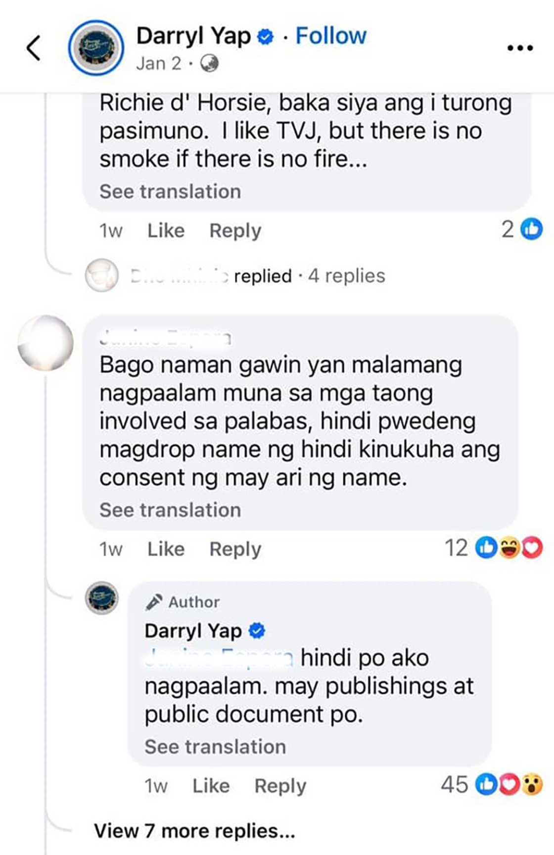 Jesus Falcis, pinost resibo aniya’y nagpapakitang di binigyan ni Darryl Yap kopya ng script ang TVJ Jesus Falcis, pinost resibo aniya’y nagpapakitang di binigyan ni Darryl Yap kopya ng script ang TVJ