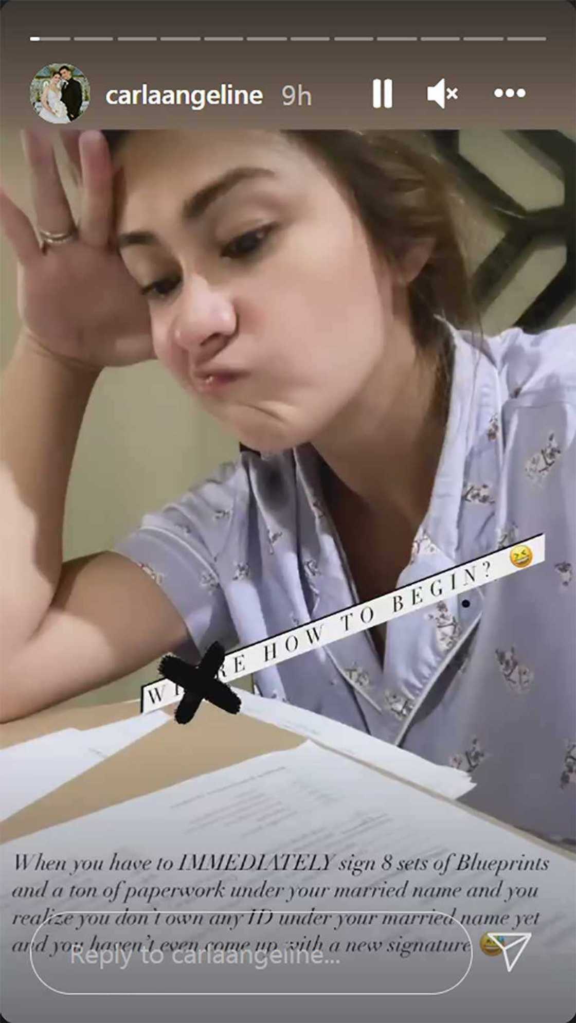 Carla Abellana, naloka nang ma-realize na wala pa siyang ID o bagong signature sa ilalim ng married name Carla Abellana, naloka nang ma-realize na wala pa siyang ID o bagong signature sa ilalim ng married name