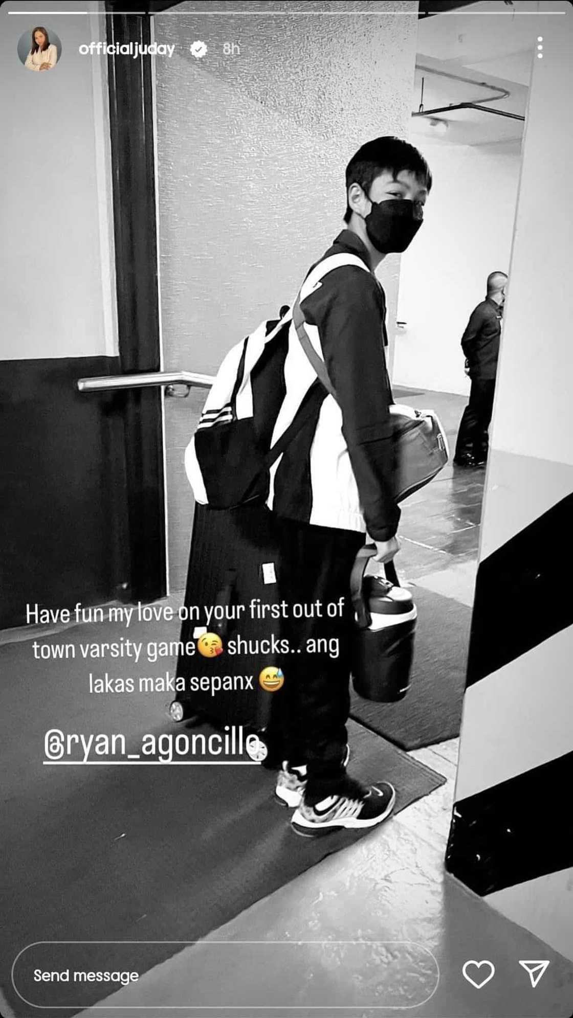 Judy Ann Santos bids farewell to her son Lucho in viral post: "Lakas maka-sepanx" Judy Ann Santos bids farewell to her son Lucho in viral post: "Lakas maka-sepanx"