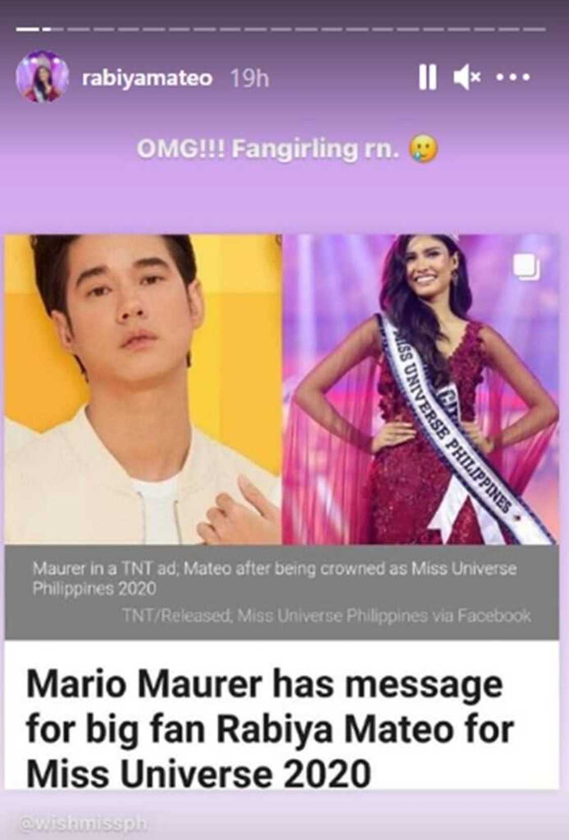 Rabiya Mateo, sinalungat ang sinabi ni Kim Atienza na hindi siya fan ni Mario Maurer Rabiya Mateo, sinalungat ang sinabi ni Kim Atienza na hindi siya fan ni Mario Maurer