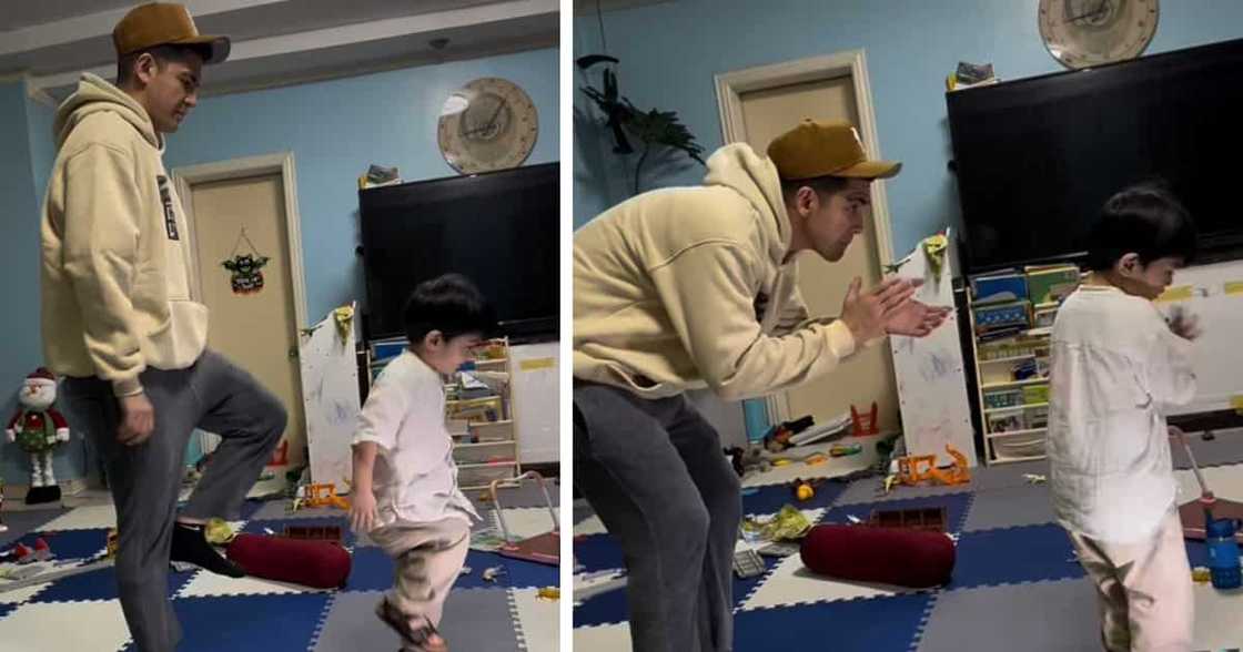 Video of Mark Herras and son Corky dancing together spreads good vibes Video of Mark Herras and son Corky dancing together spreads good vibes