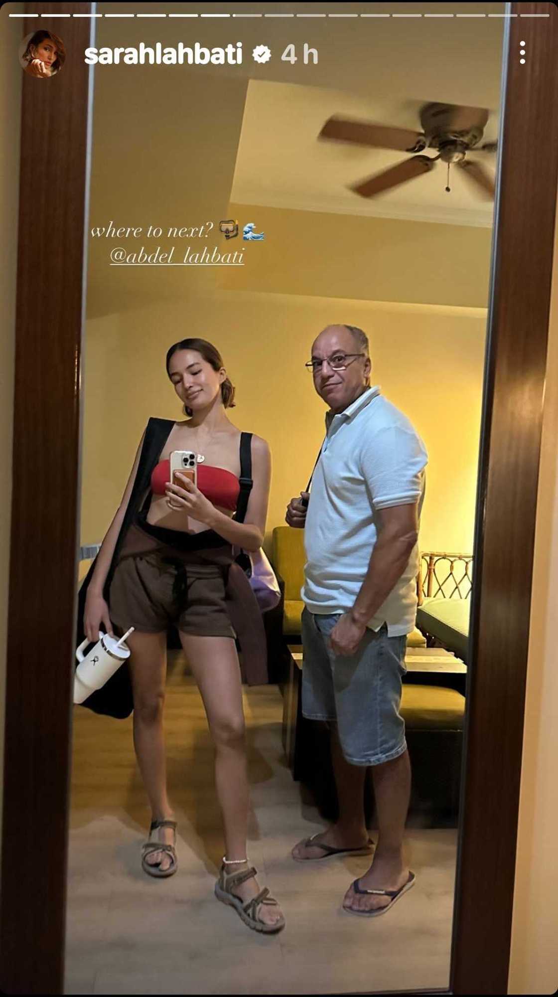 Sarah Lahbati dedicates sweet posts to father Abdel Lahbati who celebrates his birthday