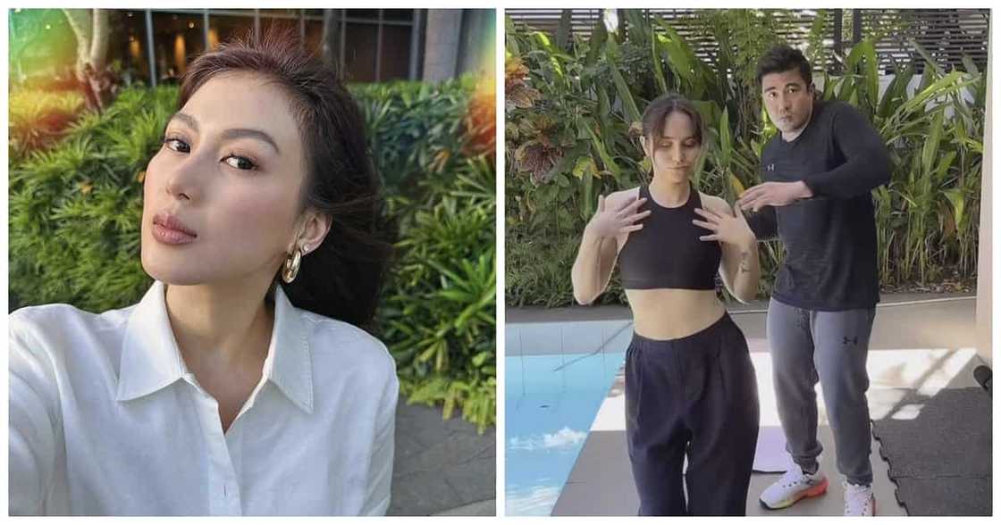 Alex Gonzaga sa bagong dance video nina Jessy at Luis Manzano: "Panira yung nasa likod" Alex Gonzaga sa bagong dance video nina Jessy at Luis Manzano: "Panira yung nasa likod"