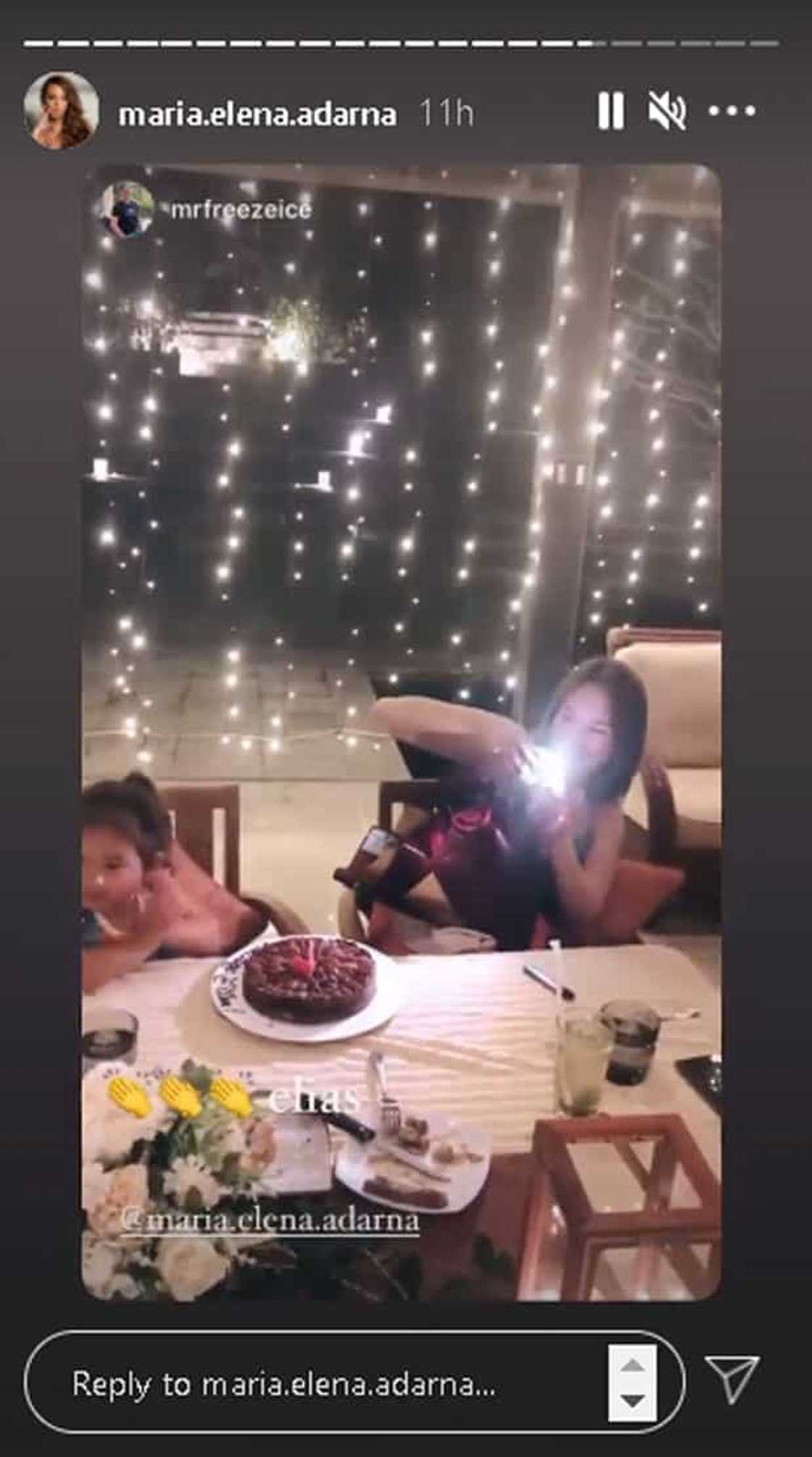 Video of touching moment Derek Ramsay lets Elias blow candle on Ellen's birthday cake Video of touching moment Derek Ramsay lets Elias blow candle on Ellen's birthday cake