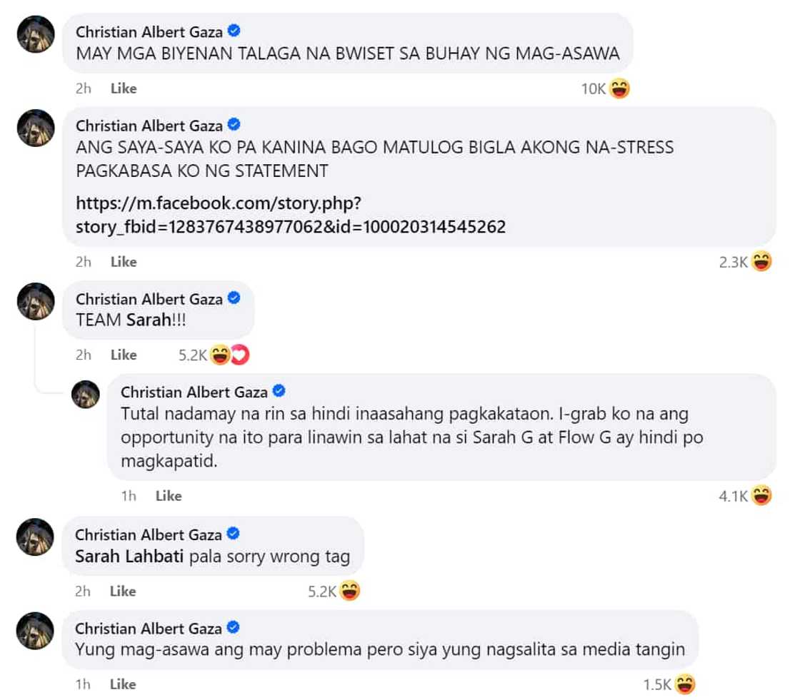 Xian Gaza, binati ang lahat maliban kay Annabelle Rama; tinag si Sarah Lahbati sa isang comment