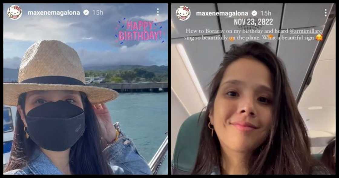 Maxene Magalona receives b-day susprise from brother; goes to Boracay