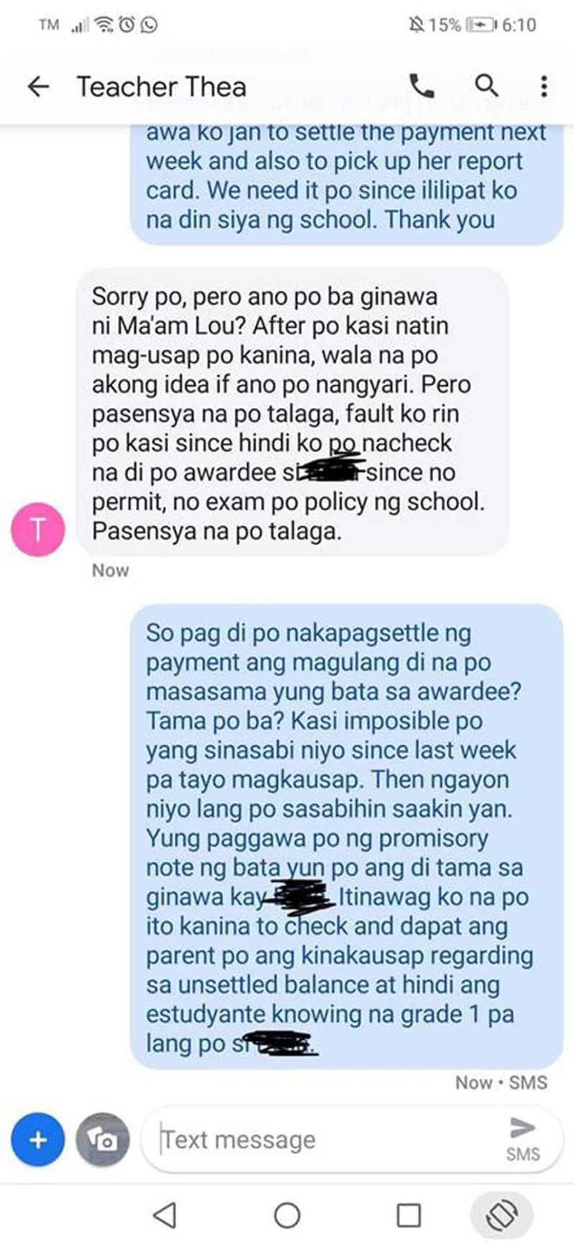 Grade 1 student with unpaid P3K account, ordered to write promissory note, removed from list of awardees Grade 1 student with unpaid P3K account, ordered to write promissory note, removed from list of awardees