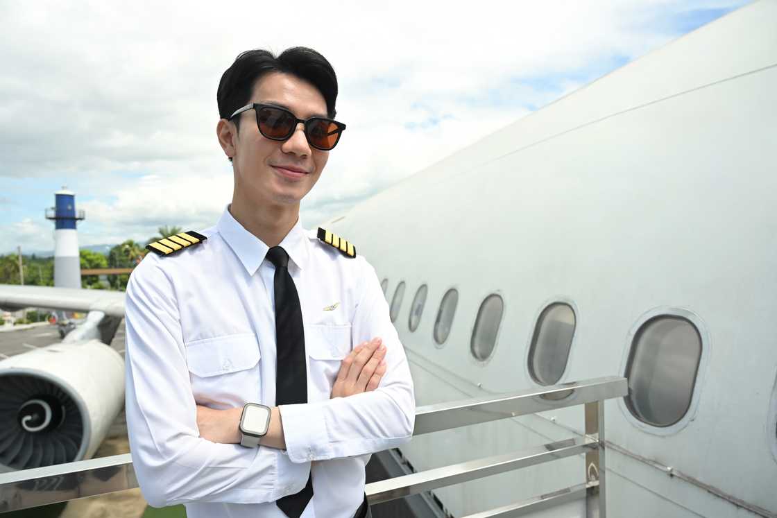 A young pilot A young pilot