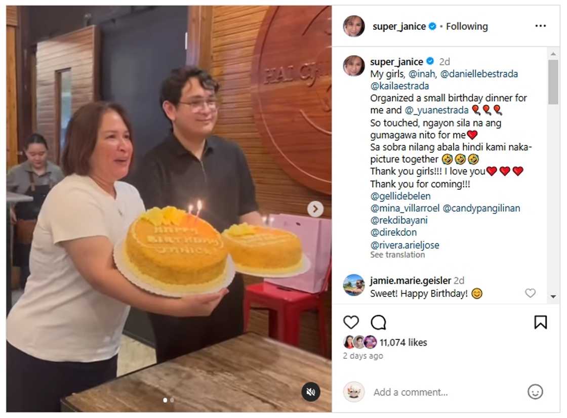 Janice de Belen, na-touch ang puso sa ginawa ng mga anak niya sa kaarawan niya