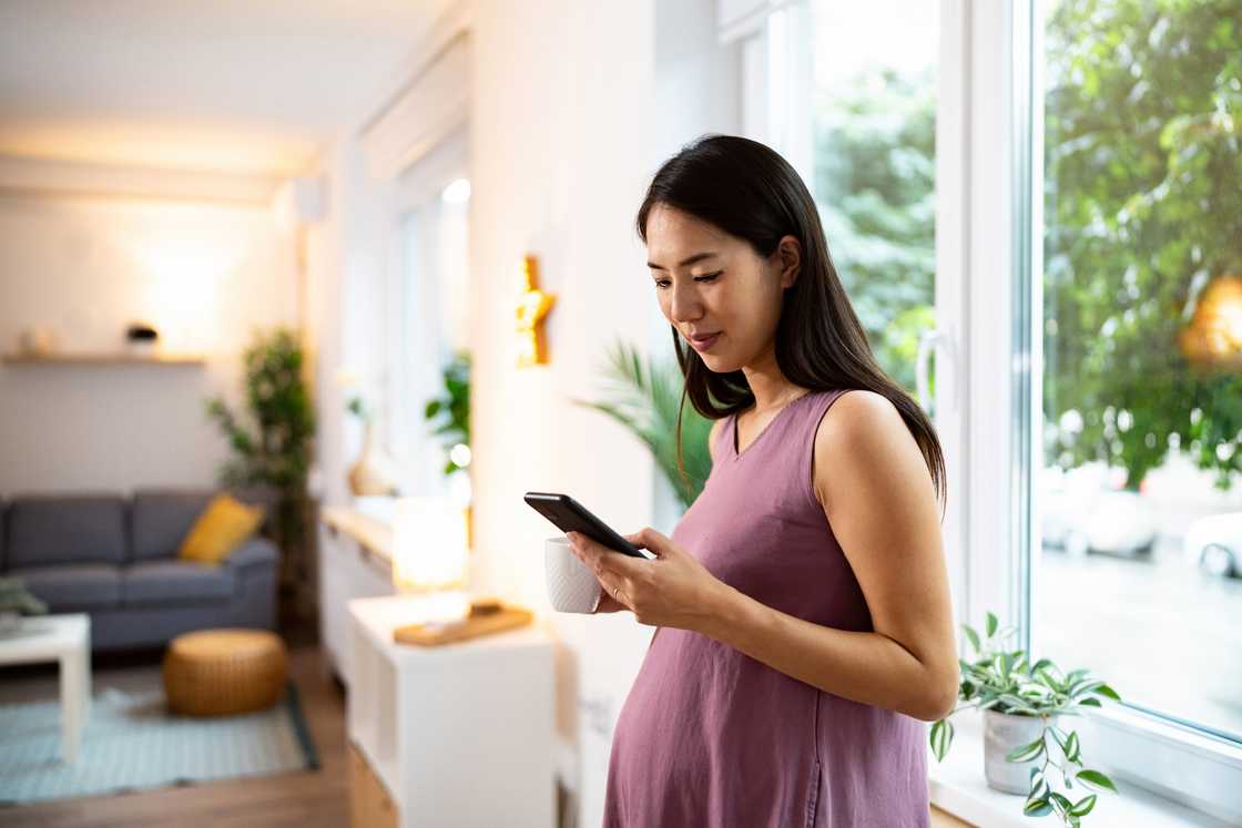 A pregnant lady A pregnant lady