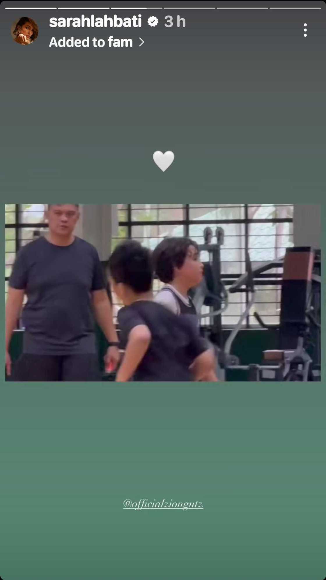 Sarah Lahbati, ibinida ang husay ni Zion Gutierrez sa basketball Sarah Lahbati, ibinida ang husay ni Zion Gutierrez sa basketball
