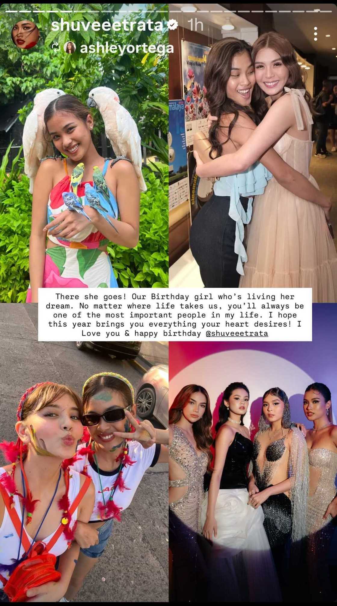 Ashley Ortega, binati si Shuvee Etrata sa kaarawan nito sa pamamagitan ng sweet na mensahe at pics