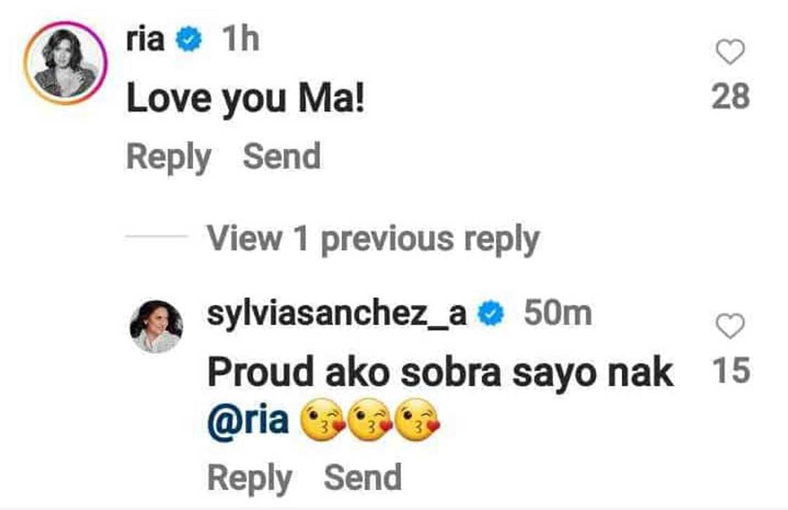 Sylvia Sanchez sa pagiging calendar girl ni Ria Atayde: “I’m so proud of you” Sylvia Sanchez sa pagiging calendar girl ni Ria Atayde: “I’m so proud of you”