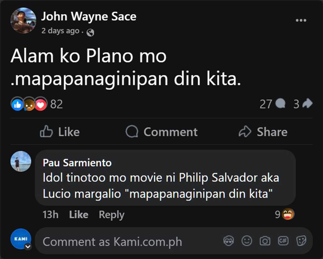 Makahulugang post ni John Wayne Sace isang araw bago pamamaril, usap-usapan