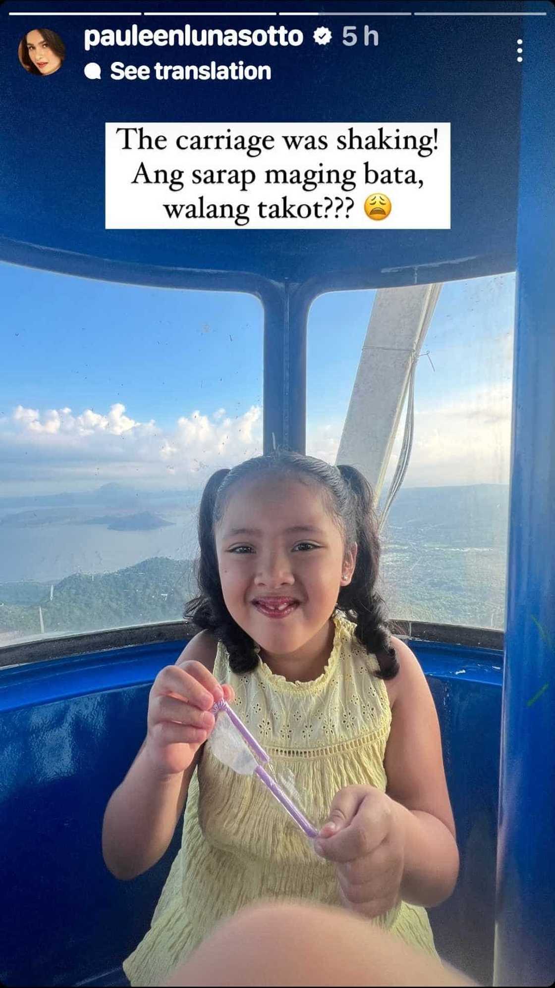 Pauleen Luna, pawis na pawis umano nang lumindol habang nasa Tagaytay sila ni Tali Sotto Pauleen Luna, pawis na pawis umano nang lumindol habang nasa Tagaytay sila ni Tali Sotto