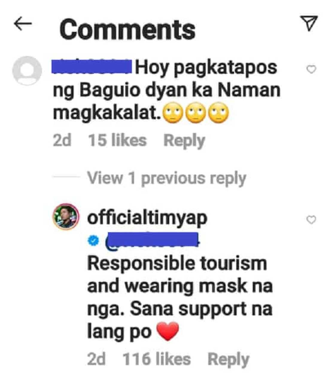 Tim Yap shuts down basher of his vacation photo in Batangas Tim Yap shuts down basher of his vacation photo in Batangas