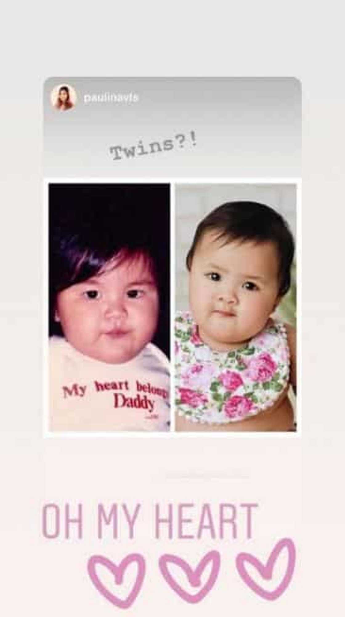 Baby Tali looks like the twin sister of her sibling Paulina Sotto Baby Tali looks like the twin sister of her sibling Paulina Sotto