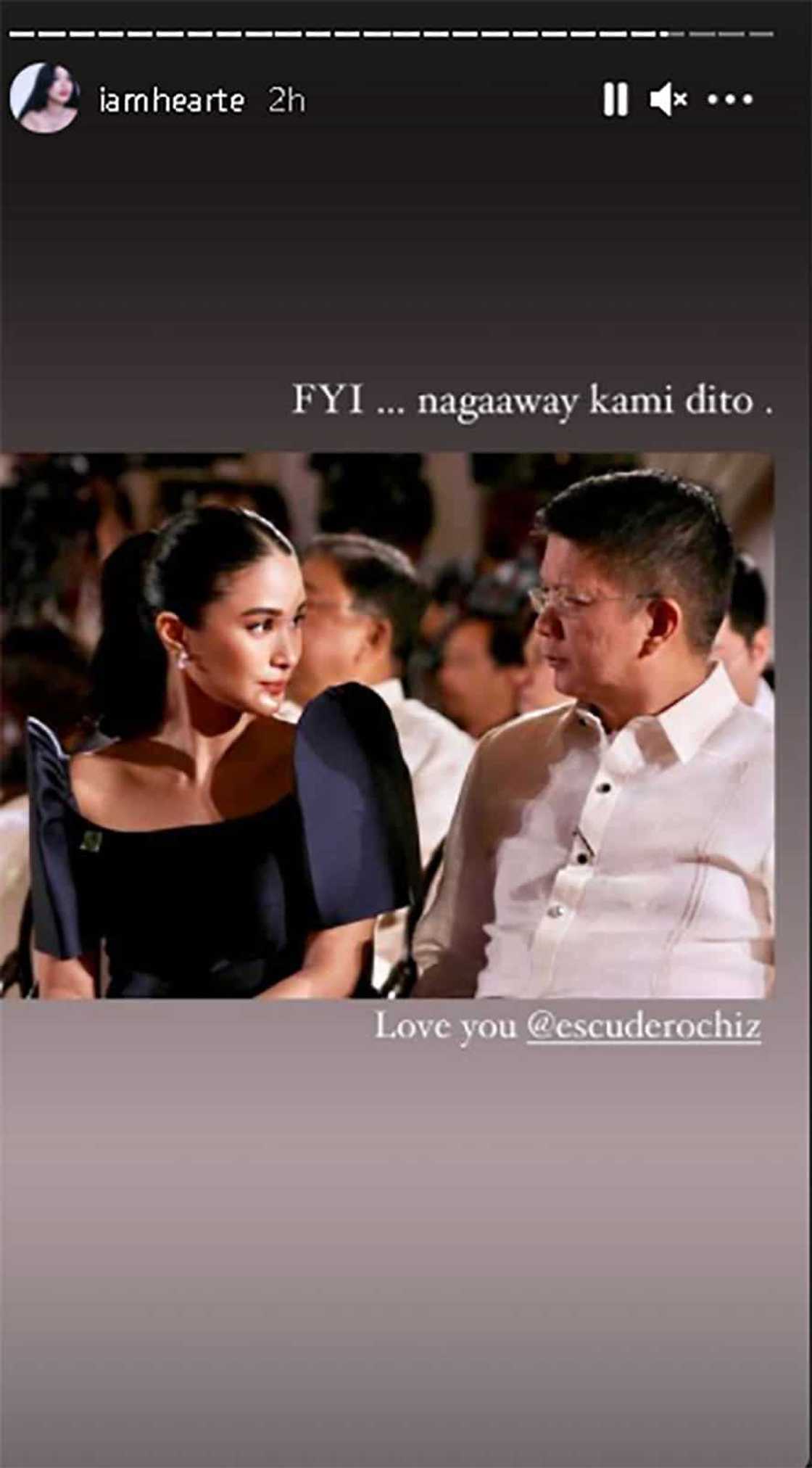 Heart Evangelista, ibinahagi ang cute na pic kung saan nag-aaway sila ng asawang si Gov. Chiz Escudero