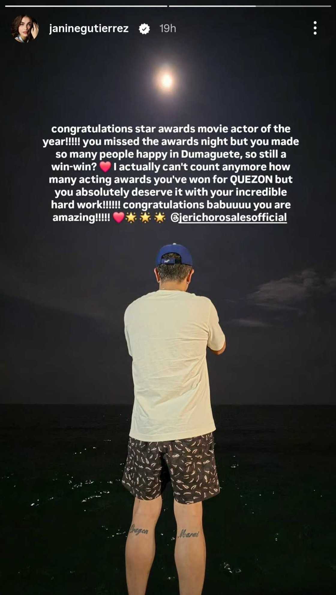 "You deserve it": Janine Gutierrez, ipinagmalaki ang nobyo na si Jericho Rosales "You deserve it": Janine Gutierrez, ipinagmalaki ang nobyo na si Jericho Rosales