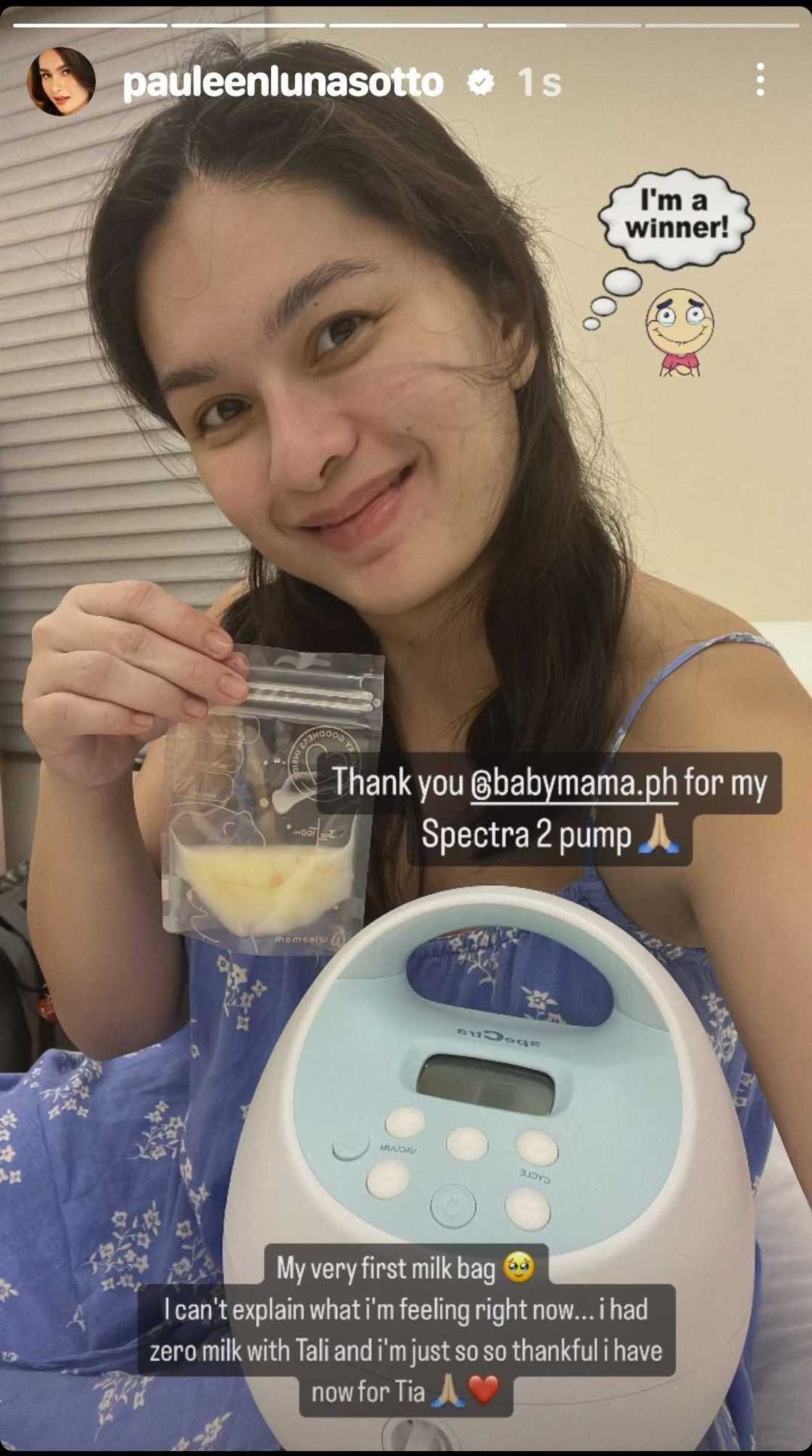 Pauleen Luna, thankful dahil nakakapag-produce na siya ng breastmilk Pauleen Luna, thankful dahil nakakapag-produce na siya ng breastmilk