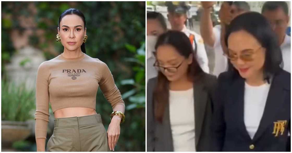 Video ng pagdating ni Gretchen Barretto sa DOJ para maghain ng counter affidavit, viral