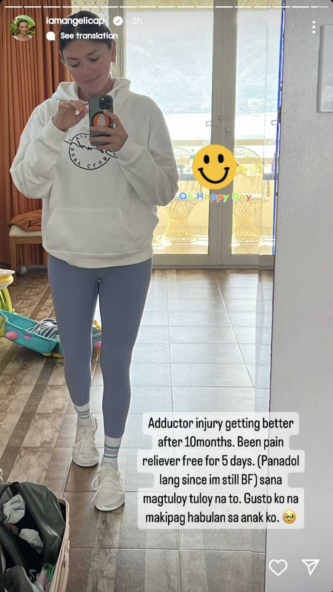 Angelica Panganiban sa kanyang injury: "Gusto ko na makipaghabulan sa anak ko" Angelica Panganiban sa kanyang injury: "Gusto ko na makipaghabulan sa anak ko"