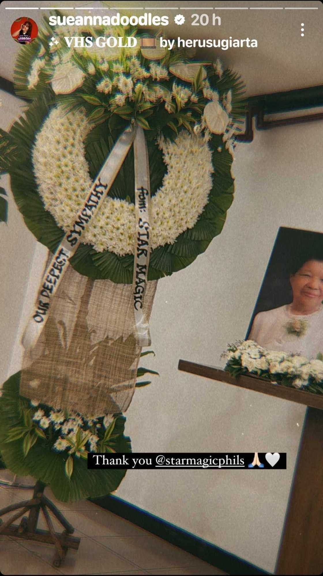 Sue Ramirez shares glimpse of grandmother's wake; pens heartfelt message to late grandma