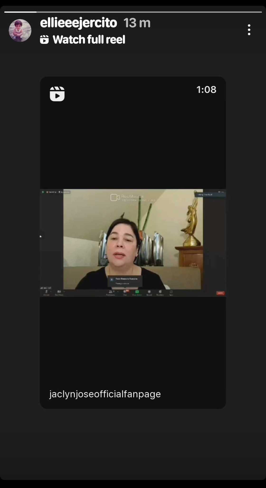 Andi Eigenmann’s daughter Ellie reshares video of Jaclyn Jose saying “ako na ang nanay niyo” Andi Eigenmann’s daughter Ellie reshares video of Jaclyn Jose saying “ako na ang nanay niyo”