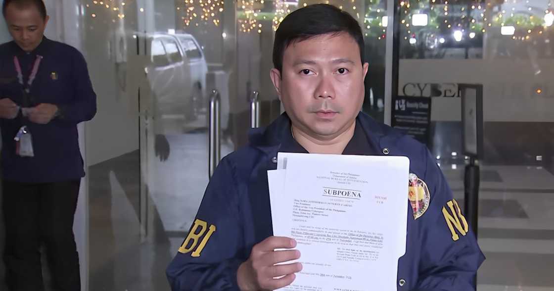 NBI, pumunta ng tanggapan ng OVP para silbihan ng subpoena si VP Sara Duterte