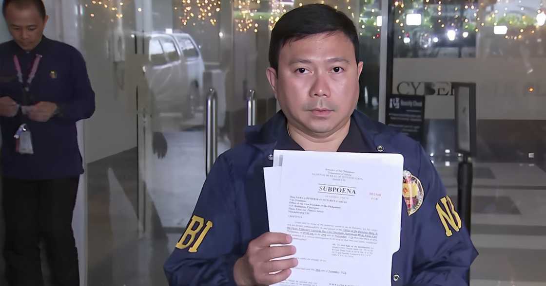 NBI, pumunta ng tanggapan ng OVP para silbihan ng subpoena si VP Sara Duterte NBI, pumunta ng tanggapan ng OVP para silbihan ng subpoena si VP Sara Duterte