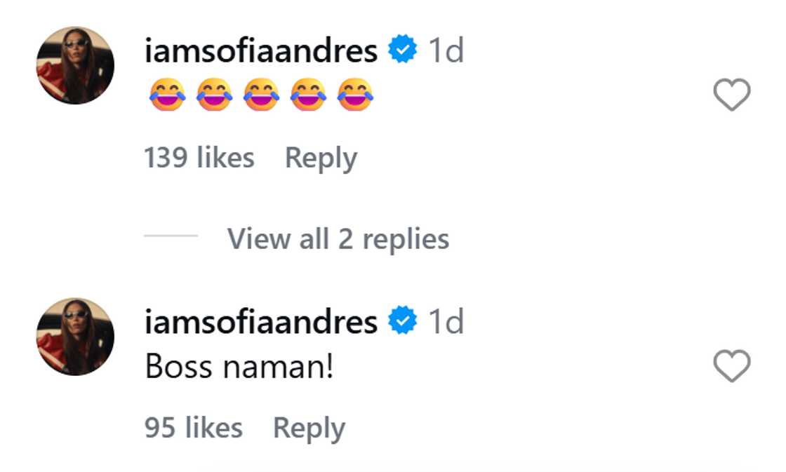 Sofia Andres, nakipagbiruan sa viral post tungkol sa kanyang “Jeff Canoy” slip Sofia Andres, nakipagbiruan sa viral post tungkol sa kanyang “Jeff Canoy” slip