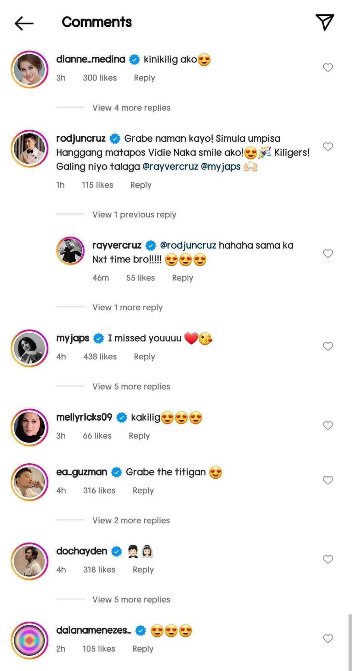 Celebrities, kinilig sa bagong duet nina Julie Anne San Jose at Rayver Cruz Celebrities, kinilig sa bagong duet nina Julie Anne San Jose at Rayver Cruz