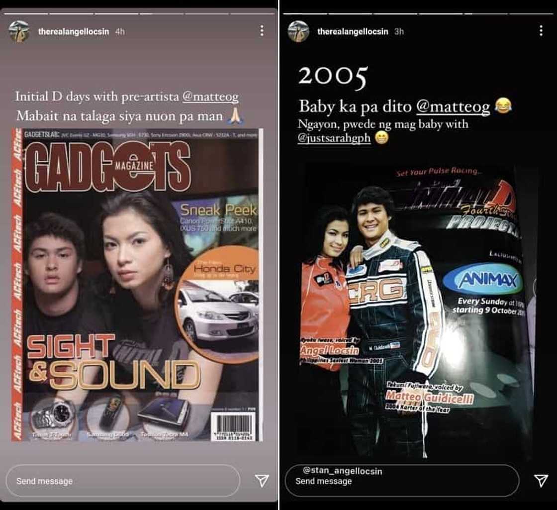 Angel Locsin posts throwback pictures with Matteo Guidicelli; calls him a "baby" Angel Locsin posts throwback pictures with Matteo Guidicelli; calls him a "baby"