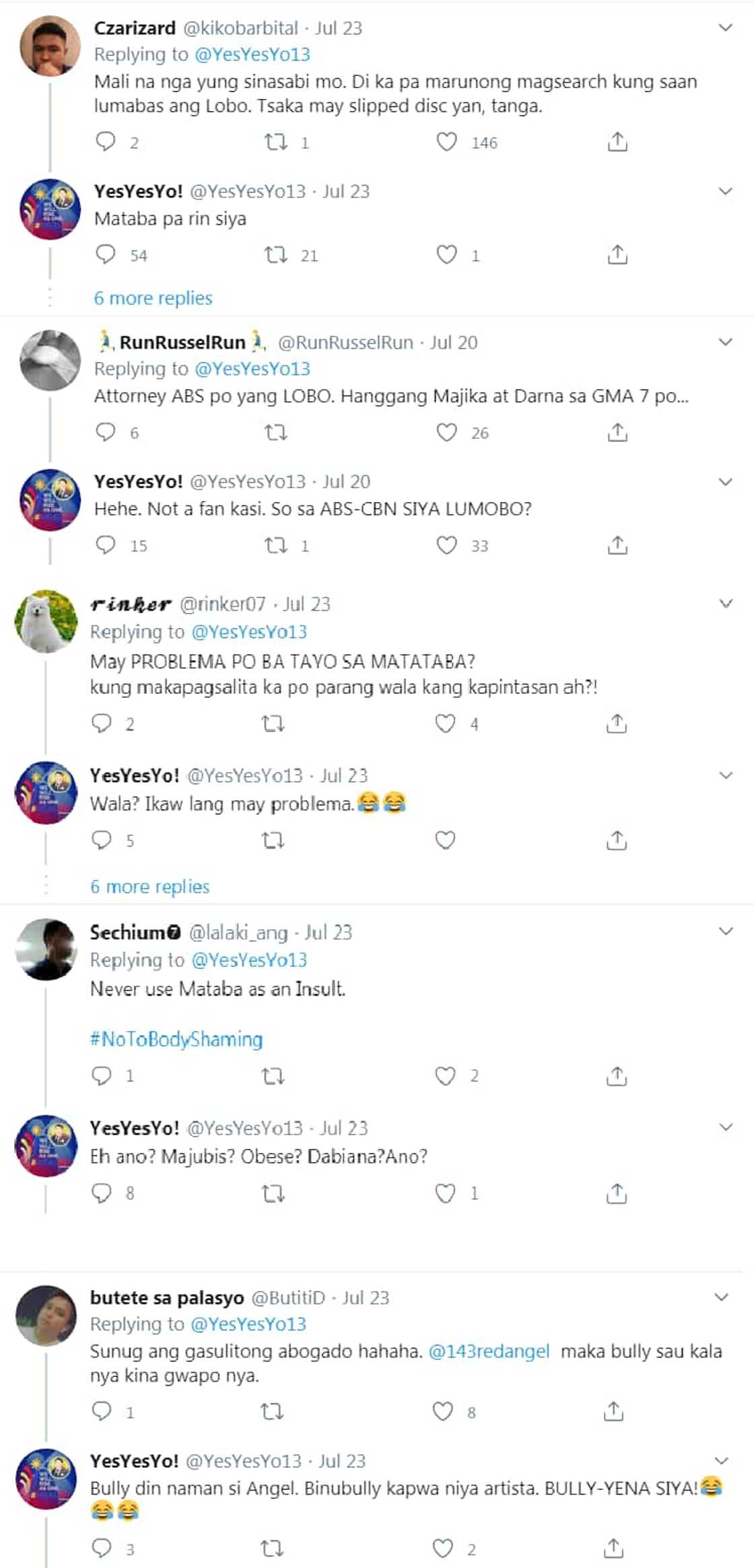 Ogie Diaz sinupalpal si Atty. Topacio matapos ang “lumobo” comment nito kay Angel Locsin Ogie Diaz sinupalpal si Atty. Topacio matapos ang “lumobo” comment nito kay Angel Locsin