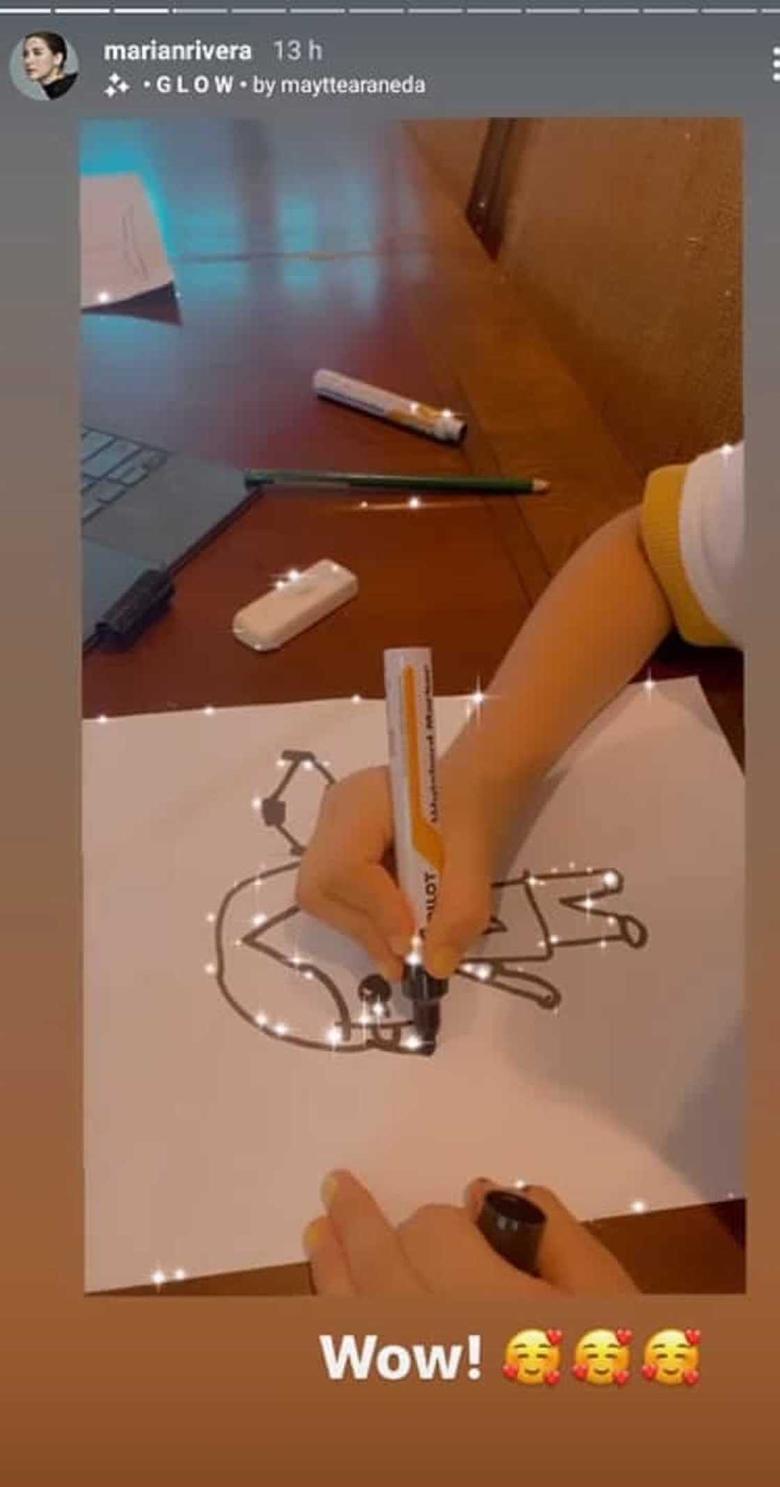 Marian Rivera, ipinakita kung gaano kagaling mag-drawing ang anak na si Zia Marian Rivera, ipinakita kung gaano kagaling mag-drawing ang anak na si Zia
