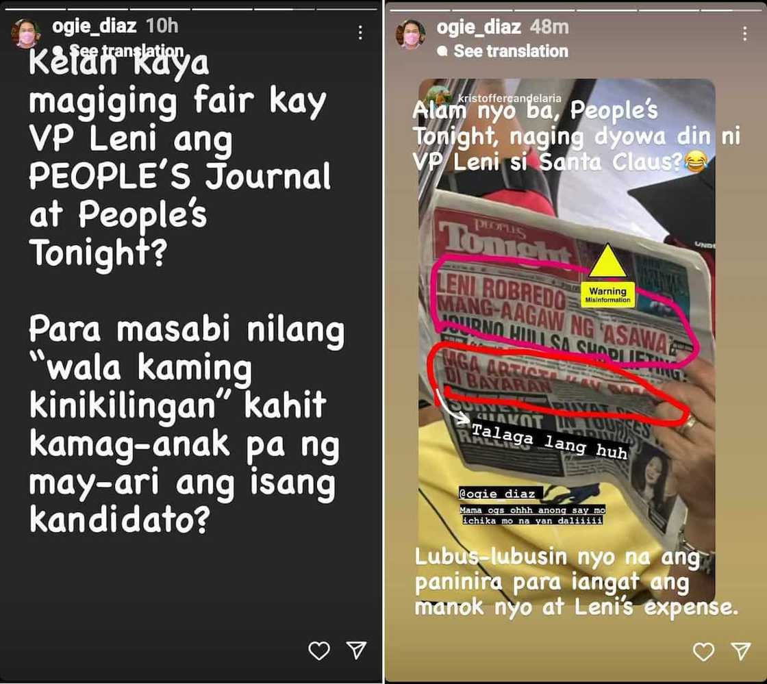 Ogie Diaz calls out tabloid newspaper for its headlines: “Lubus-lubusin niyo na ang paninira” Ogie Diaz calls out tabloid newspaper for its headlines: “Lubus-lubusin niyo na ang paninira”