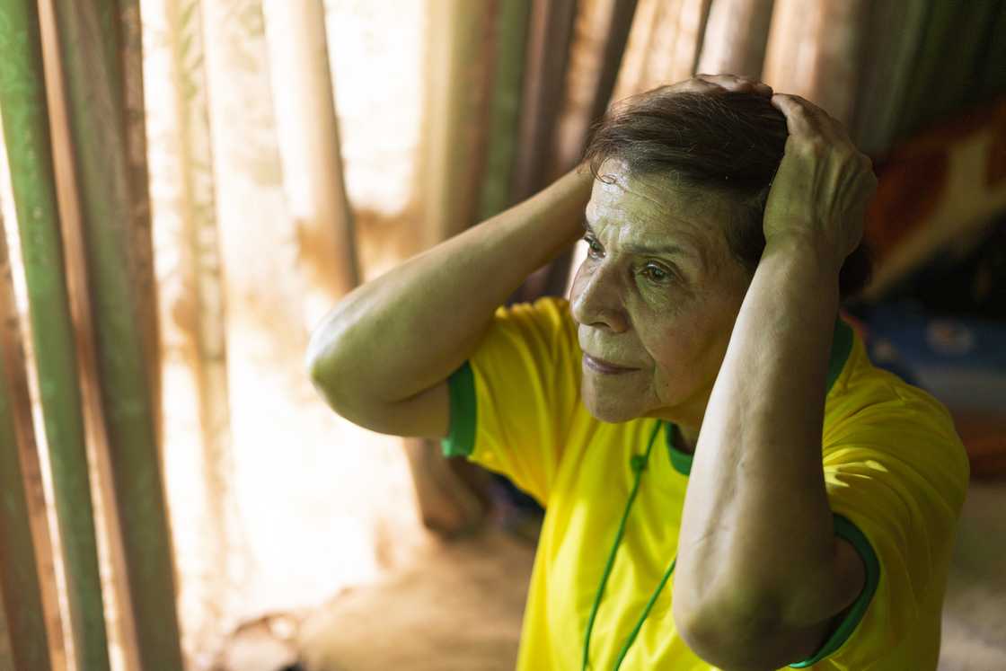 A woman in a jersey A woman in a jersey