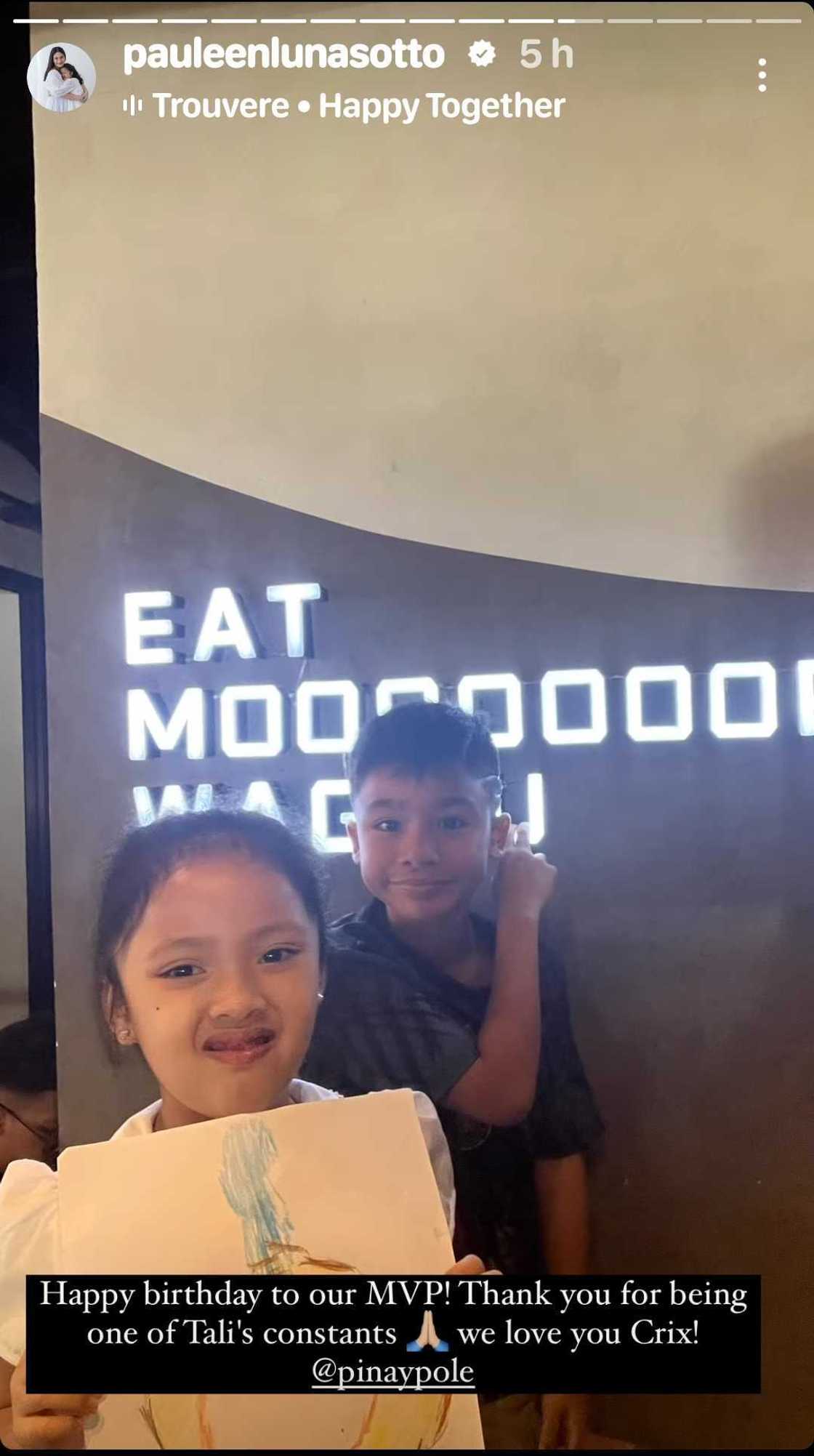 Pauleen Luna pens heartfelt birthday greeting for Ciara Sotto’s son Crixus Pauleen Luna pens heartfelt birthday greeting for Ciara Sotto’s son Crixus