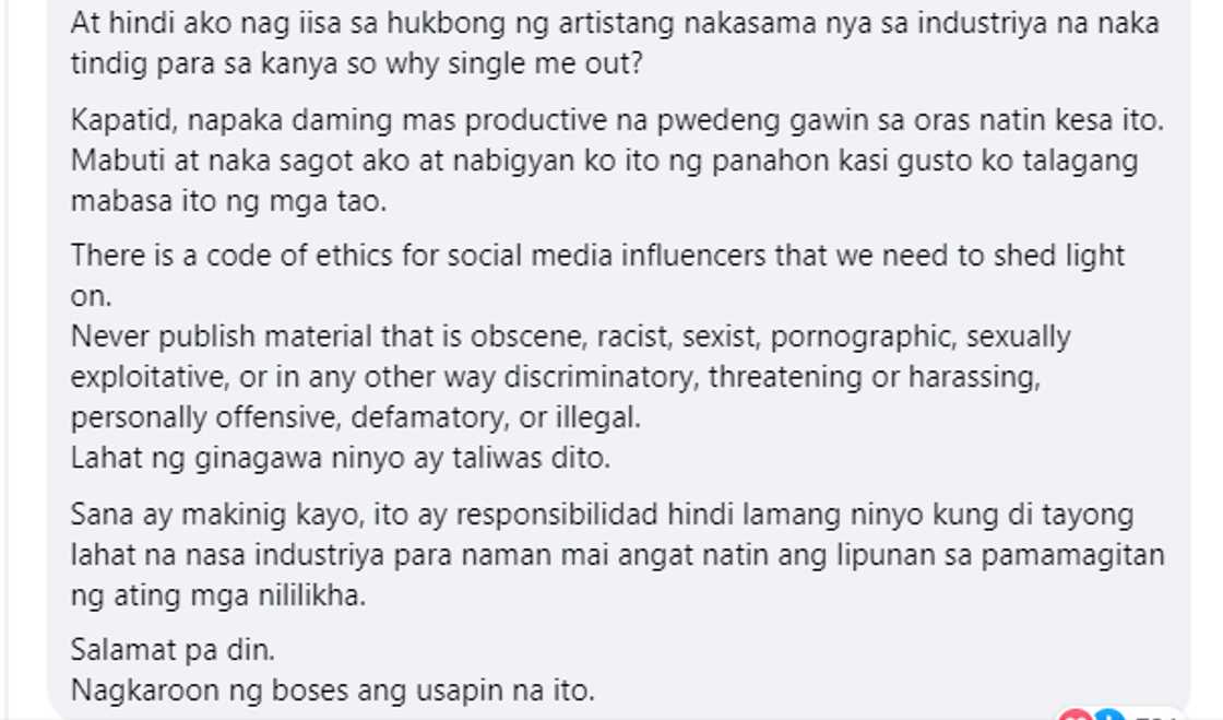 Tuesday Vargas kay Valentine Rosales: "Ano to? Parang bata na may kampihan na nagaganap?"