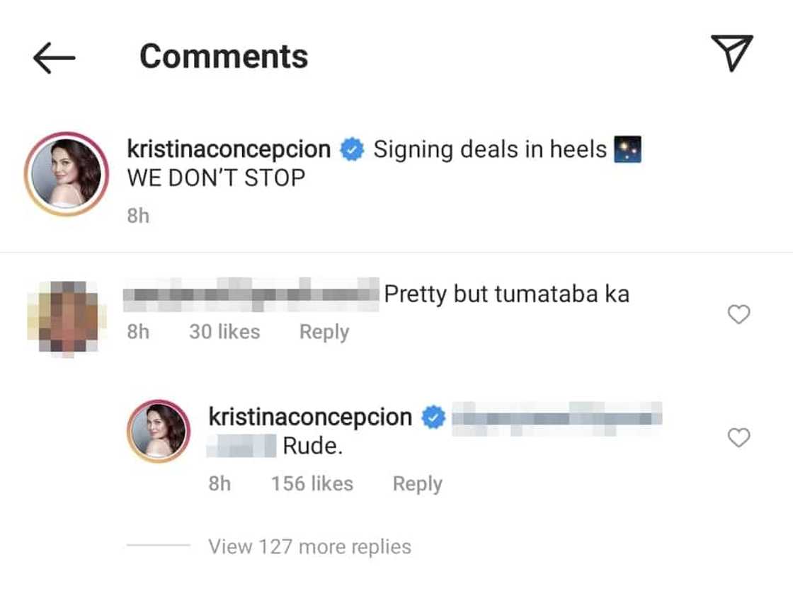 KC Concepcion, matapang na sinagot ang netizen na nagsabing "tumataba" na siya KC Concepcion, matapang na sinagot ang netizen na nagsabing "tumataba" na siya