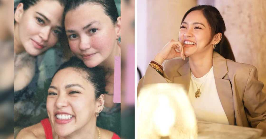 Kim Chiu shares lovely video call moment with Angelica Panganiban, Bela Padilla Kim Chiu shares lovely video call moment with Angelica Panganiban, Bela Padilla