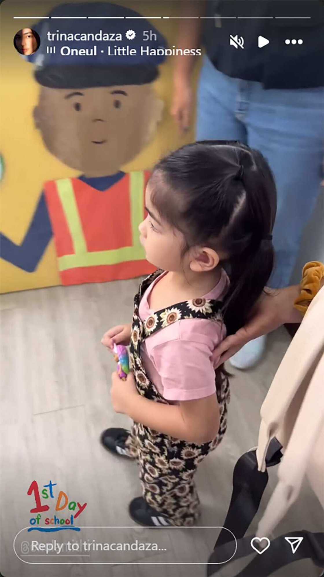 Trina Candaza, ibinahagi video ng 1st day of school ng anak na si Mithi Trina Candaza, ibinahagi video ng 1st day of school ng anak na si Mithi